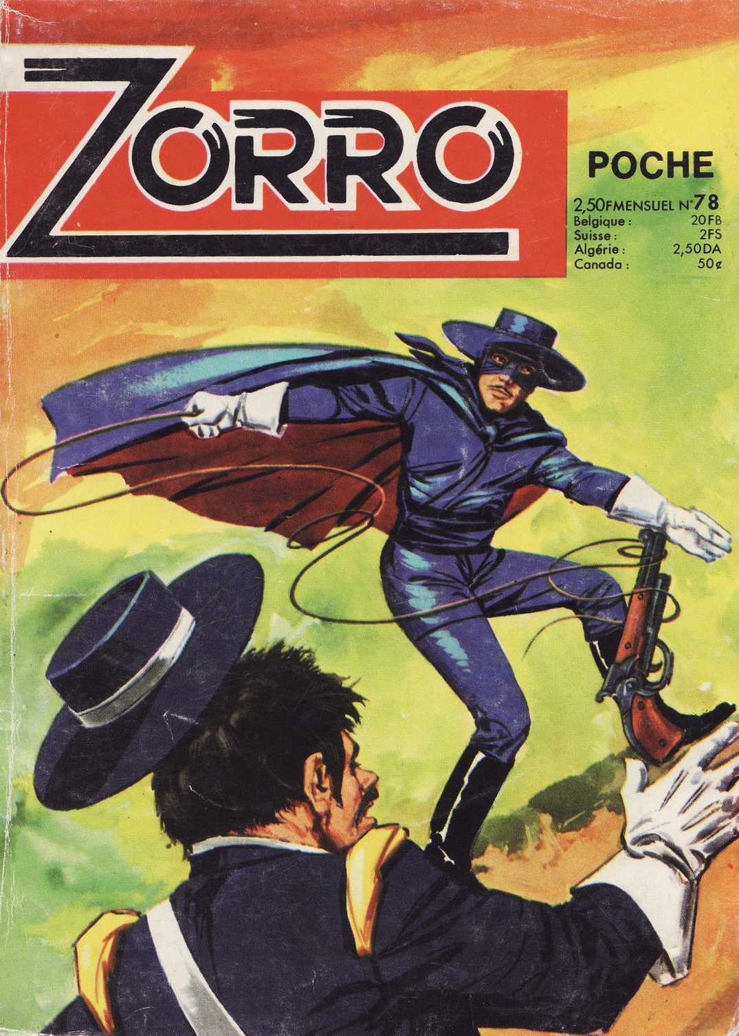 Scan de la Couverture Zorro SFPI Poche n 78